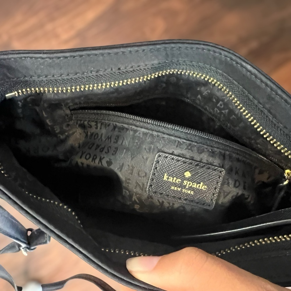 Kate Spade Dessi Wilson Road Nylon Crossbody Bag Handbag Purse Black - Picture 12 of 13